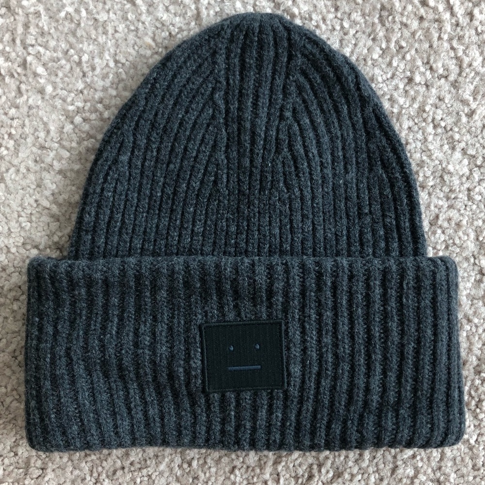 Acne Studios Pansy N Face Wool Beanie